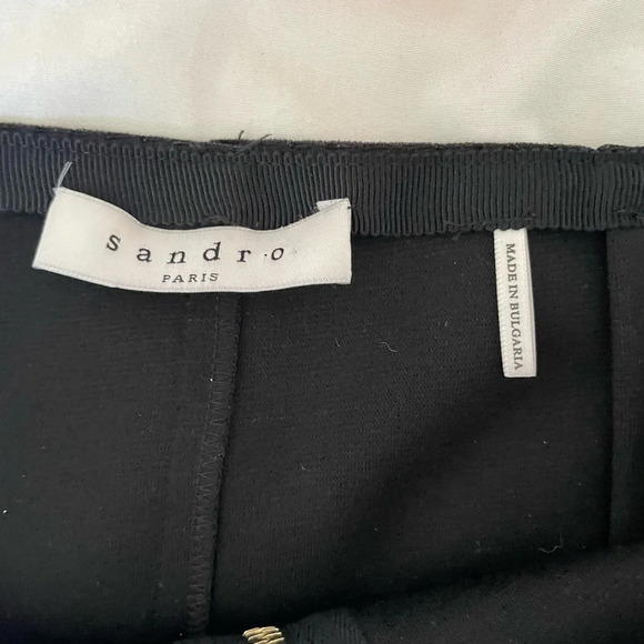 Sandro velour zip mini skirt - Picture 5 of 11